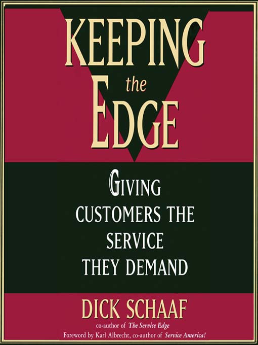Title details for Keeping the Edge by Dick Schaaf - Available